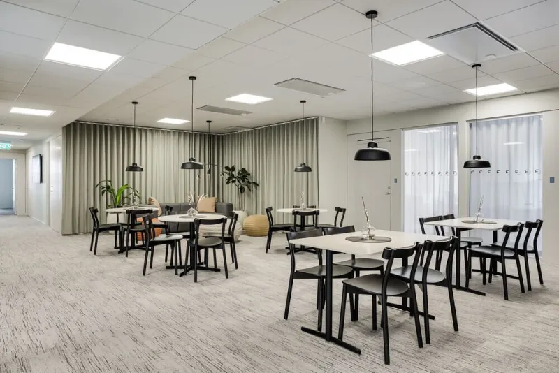 FirstOffice Kontorshotell Östra Varvsgatan 2B loungeområde